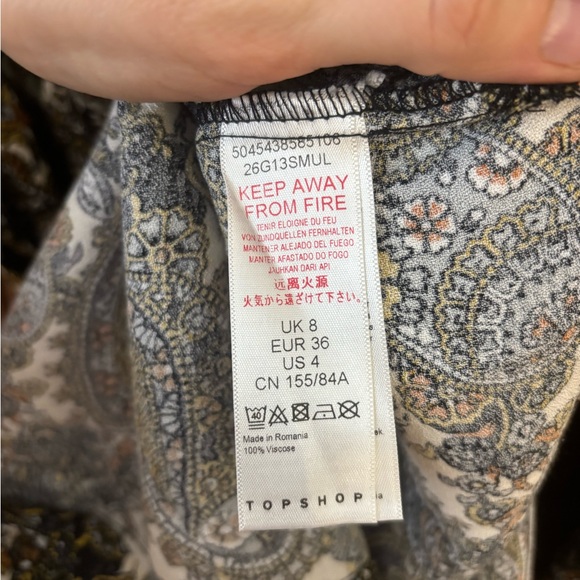 Topshop Ruffle Button Down Dress - Picture 8 of 11